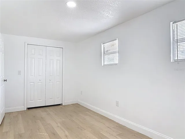 a backyard of a house