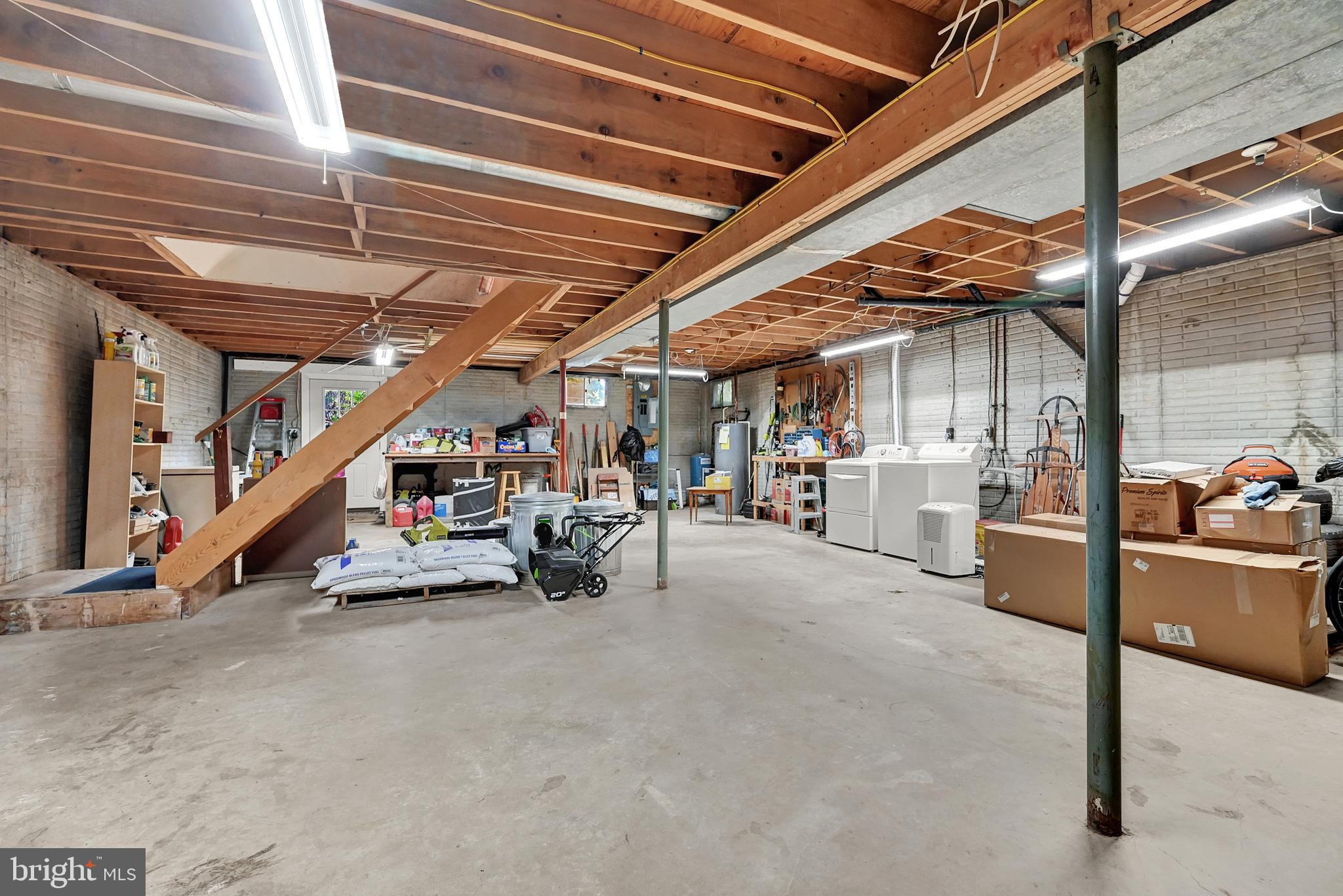 4685 Geeting Road Westminster, MD 21158 - Photo 21 of 36 full unfinished basement