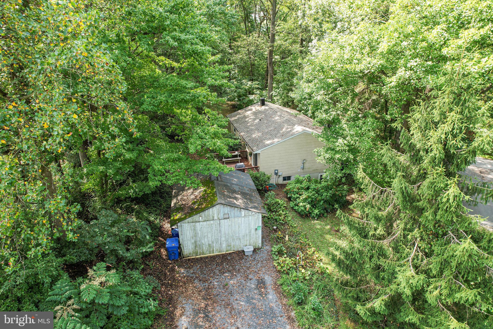 4685 Geeting Road Westminster, MD 21158 - Photo 31 of 36 Aerial of home and garage