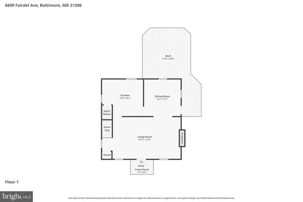 $2,300 | 6609 Fairdel Avenue, Baltimore, MD 21206