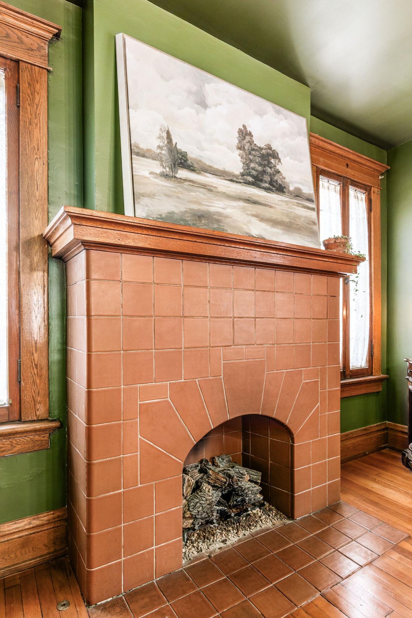 1412 Bryden Road Columbus, OH 43205 - Photo 32 of 87 Dining room fireplace