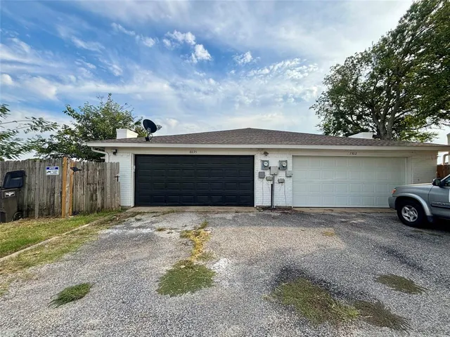 a view of a car garage