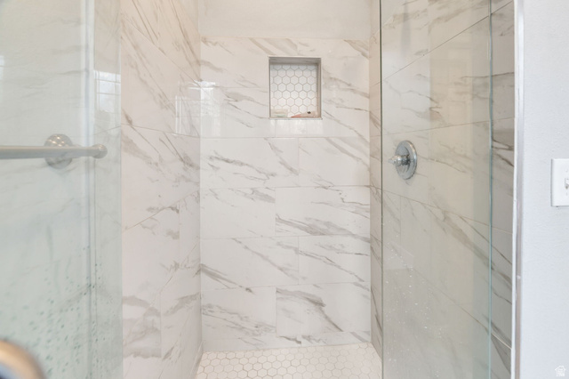 11007 Birch Creek Road South Jordan, UT 84095 - Photo 15 of 35 Full bathroom with a marble finish shower