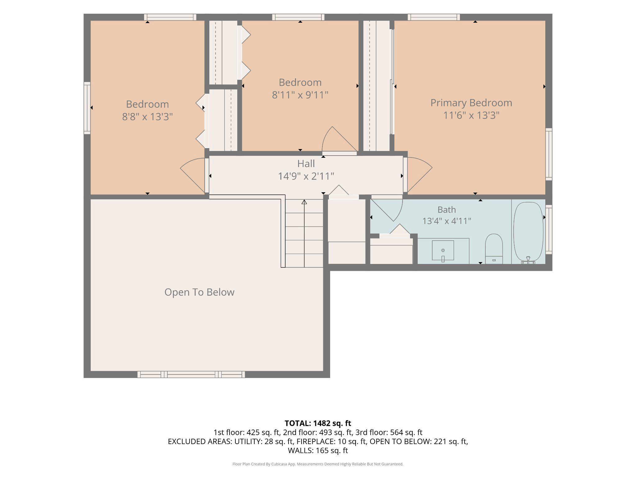 8930 Parlo Road Baltimore, MD 21236 - Photo 34 of 36 Upper Level Floor Plan