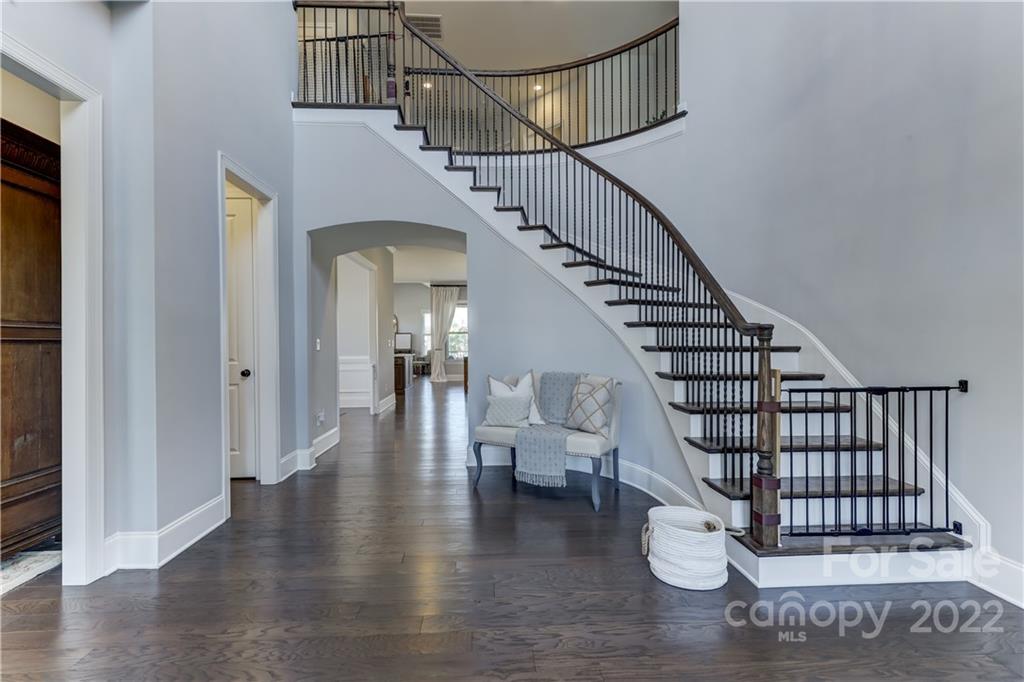 5266 Meadowcroft Way Fort Mill, SC 29708 - Photo 10 of 47 a view of entryway and hall with wooden floor