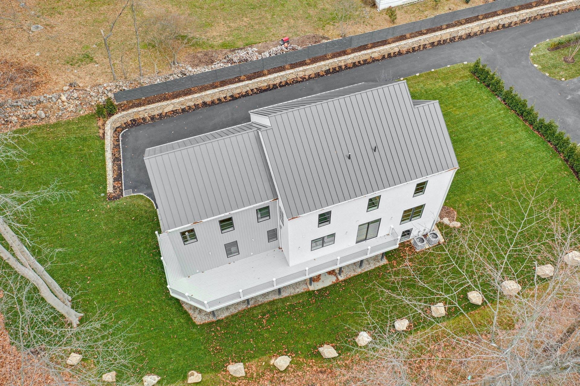 77 Witch Lane Rowayton, CT 06853 - Photo 38 of 39 an aerial view of a house having yard