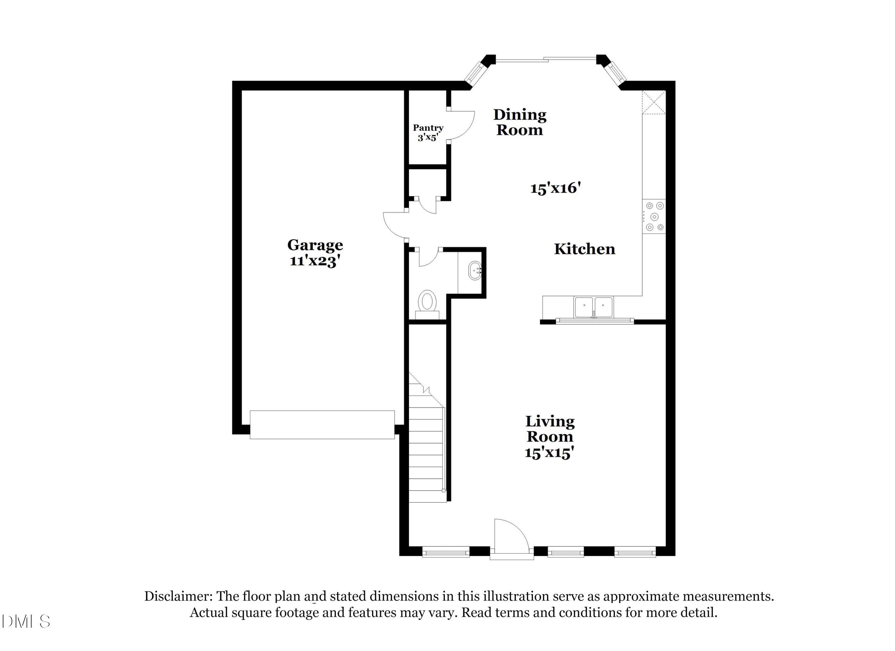 3716 Tryon Ridge Drive Raleigh, NC 27610 - Photo 16 of 17 a picture of a floor plan