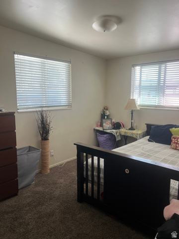 456 500 South Bountiful, UT 84010 - Photo 12 of 19 Bedroom featuring dark colored carpet and baseboards