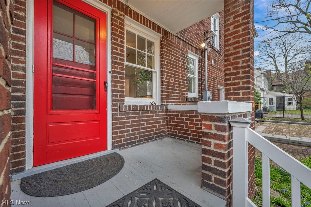 2914 Chadbourne Road Cleveland, OH 44120 - Photo 41 of 48 Doorway to property featuring a porch