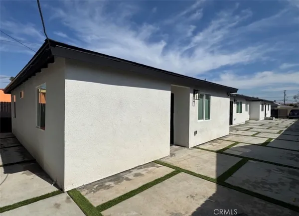 a backyard of a house