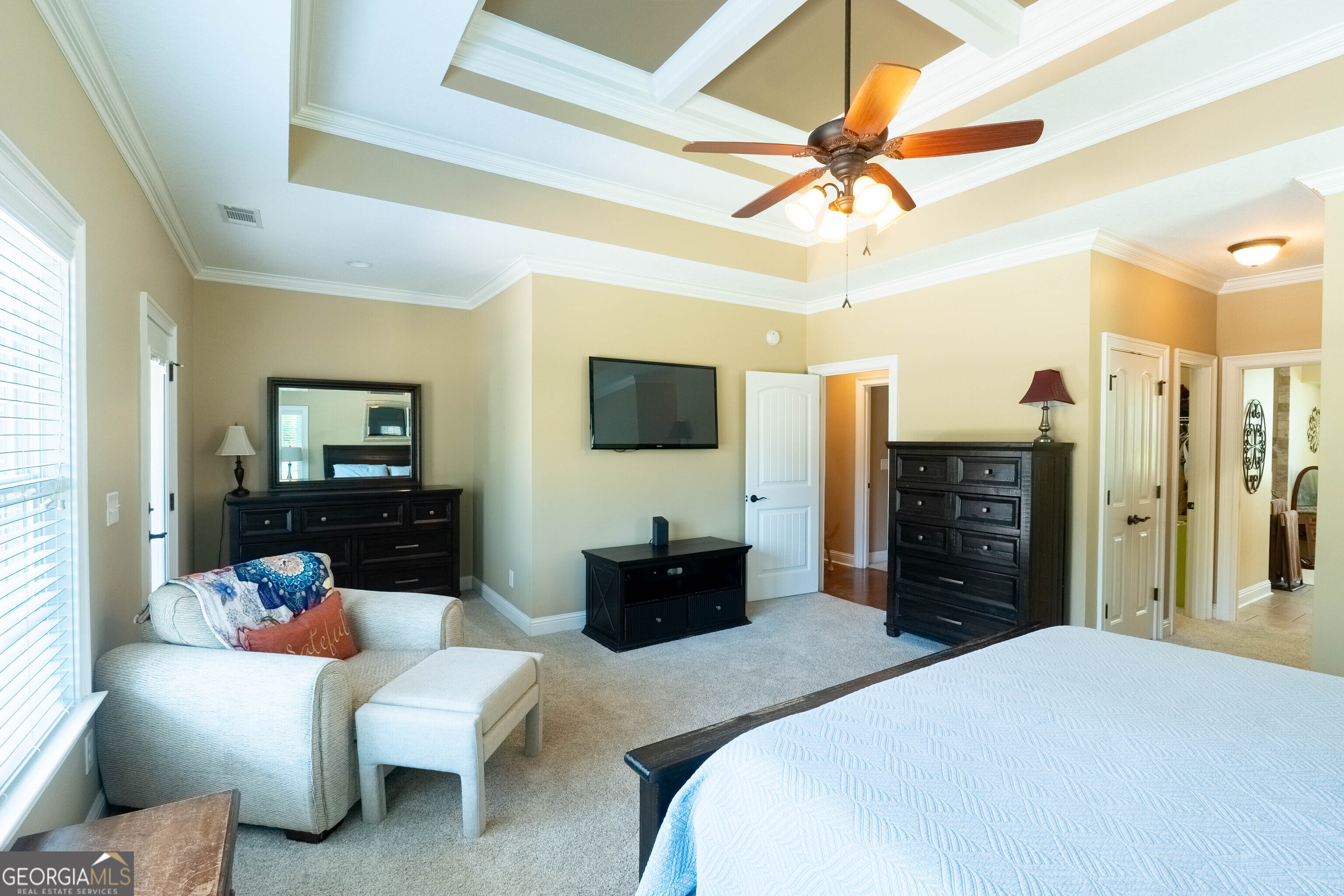 501 Old Bridge Road Warner Robins, GA 31088 - Photo 37 of 54 a bedroom with a bed and a television