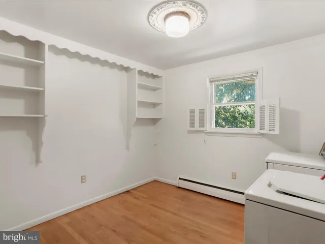 a room with storage and utility