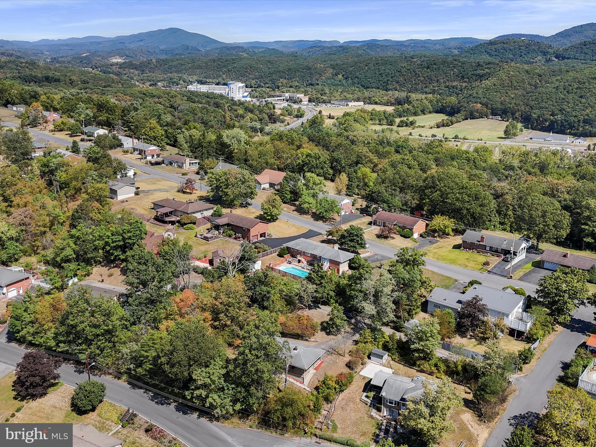 810 Winifred Road Cumberland, MD 21502 - Photo 44 of 45 an aerial view of residential houses with outdoor space and trees