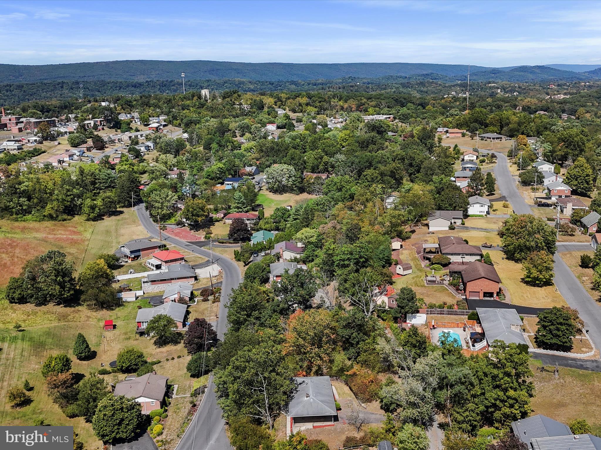 810 Winifred Road Cumberland, MD 21502 - Photo 45 of 45 an aerial view of residential houses with outdoor space and trees