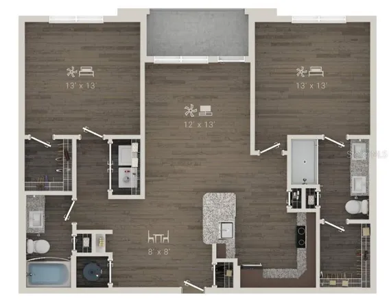 $2,432 | 1420 Lakefront Drive, Unit 2306, Sarasota, FL 34240