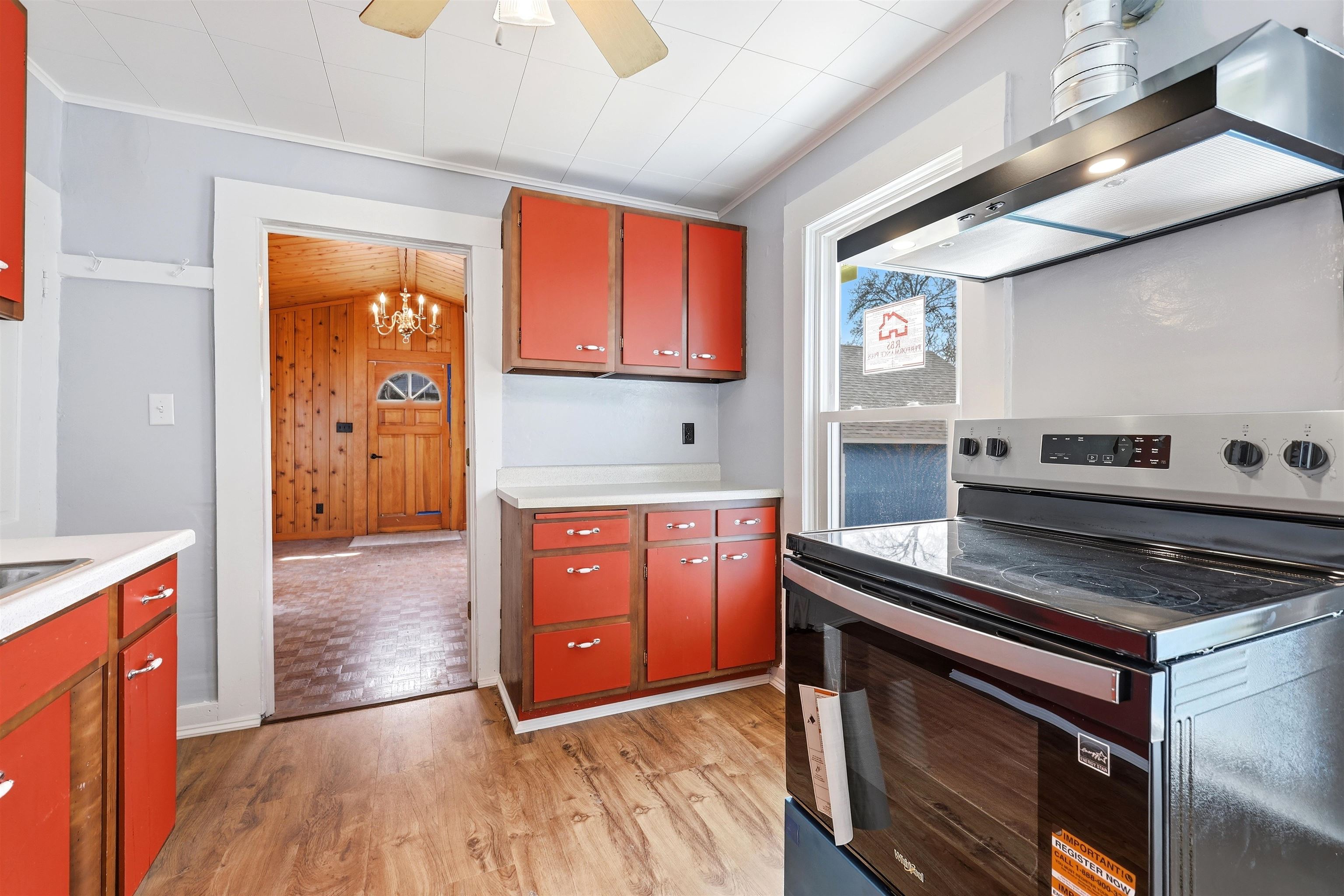409 South Water Street Warren, IL 61087 - Photo 17 of 29 a kitchen with stainless steel appliances granite countertop a stove a sink and a refrigerator