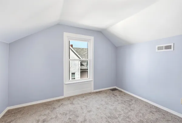 an empty room with a empty space