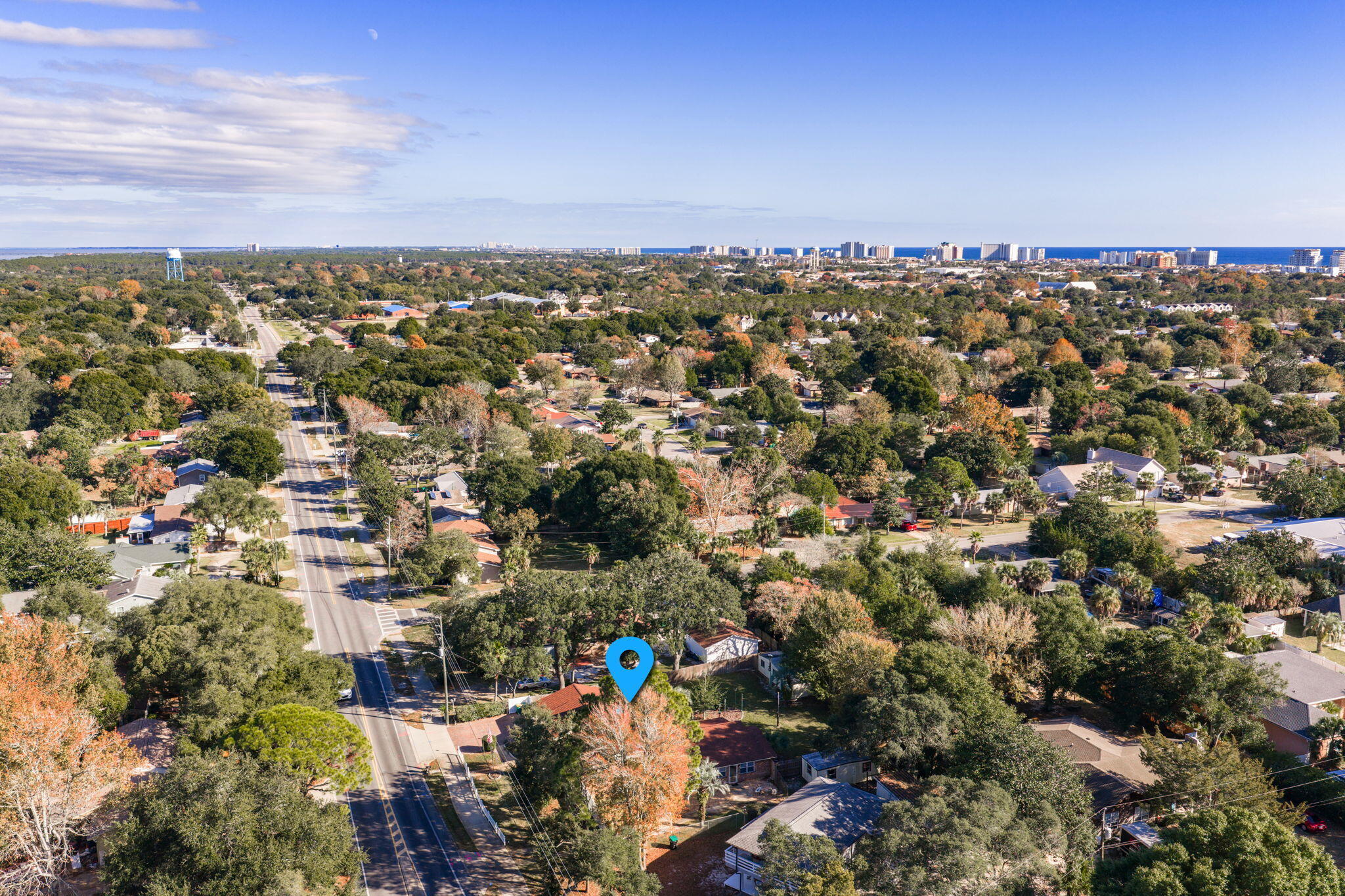 504 Kelly Street Destin, FL 32541 - Photo 72 of 92 an aerial view of a city