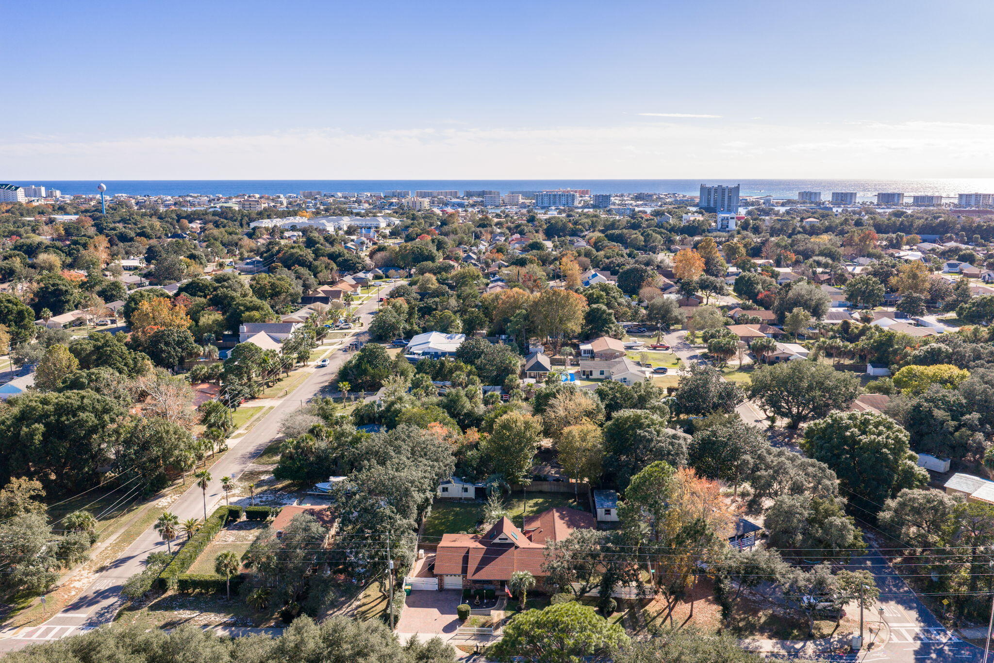 504 Kelly Street Destin, FL 32541 - Photo 75 of 92 an aerial view of a city