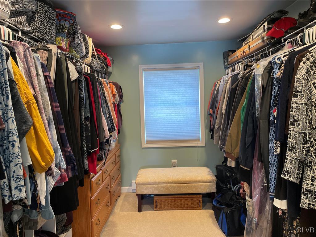 307 Gold Mill Road Wind Gap, PA 18091 - Photo 13 of 32 a view of walk in closet with clothes and shoes