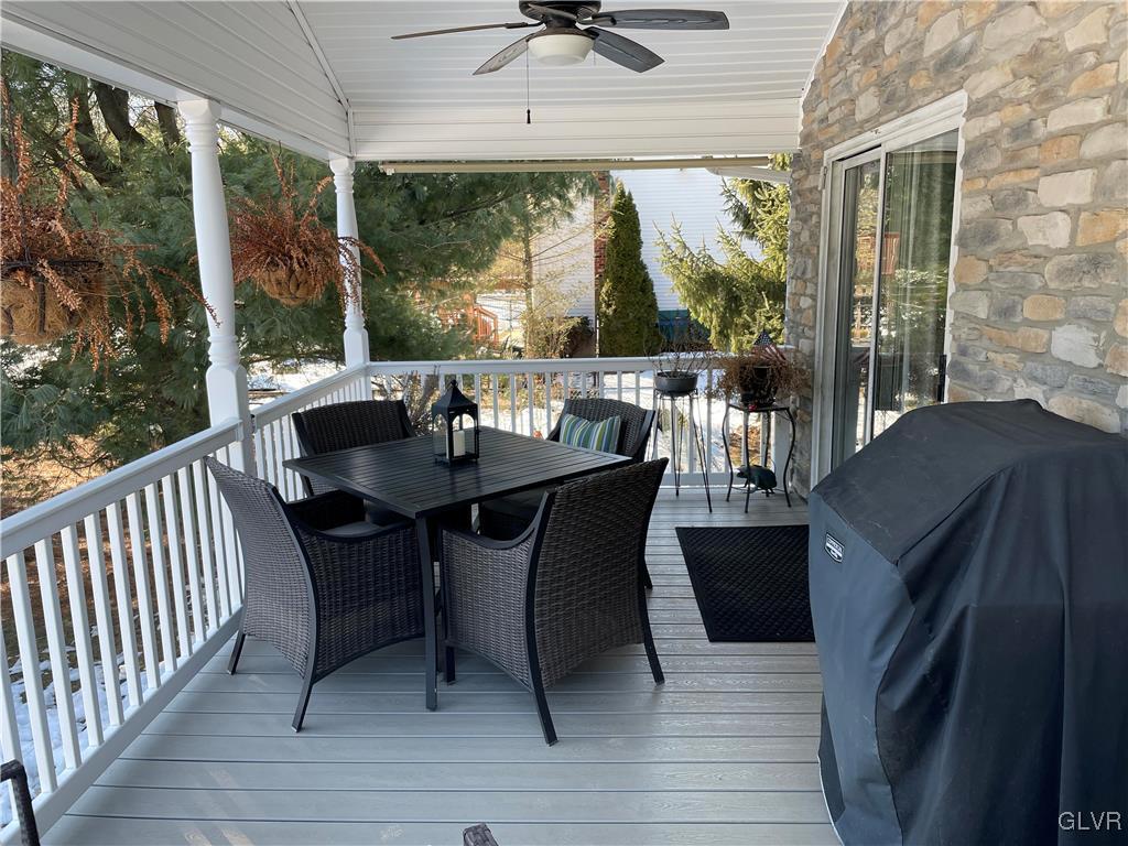 307 Gold Mill Road Wind Gap, PA 18091 - Photo 24 of 32 a dining room with furniture window and outside view