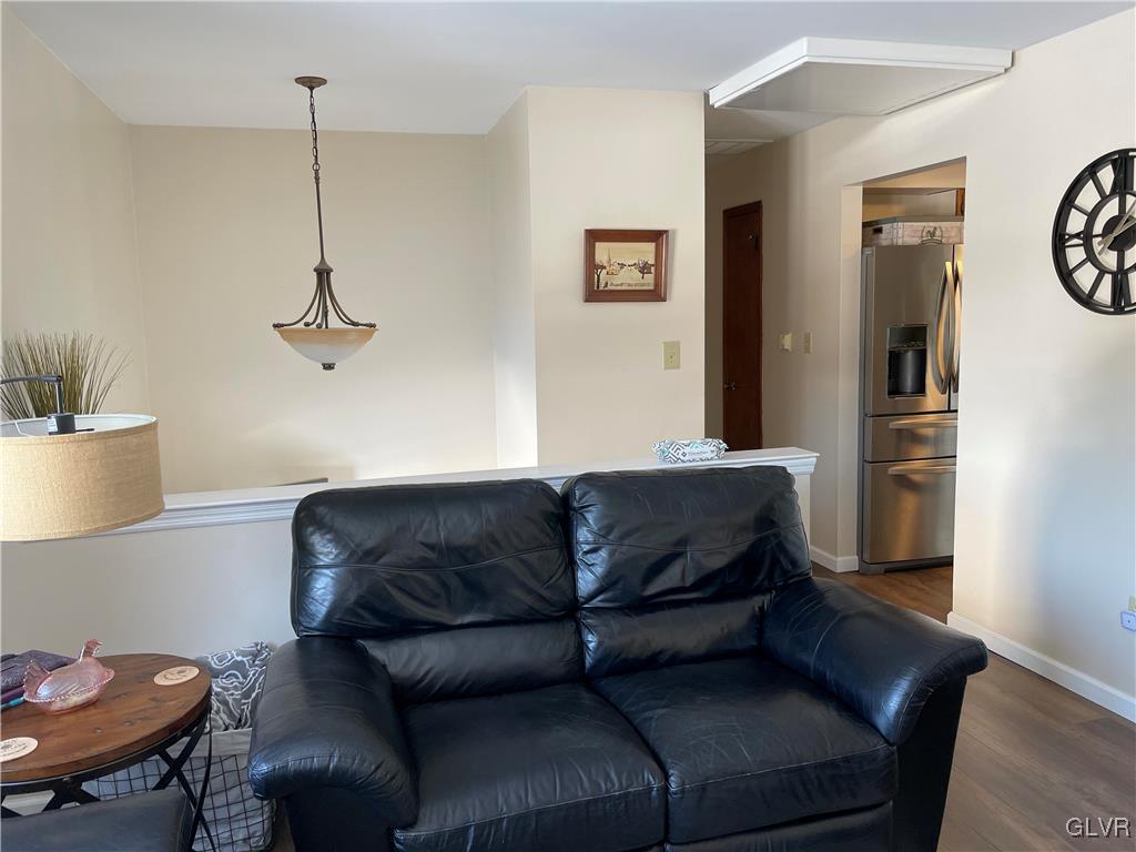 307 Gold Mill Road Wind Gap, PA 18091 - Photo 8 of 32 a living room with furniture and a wooden floor