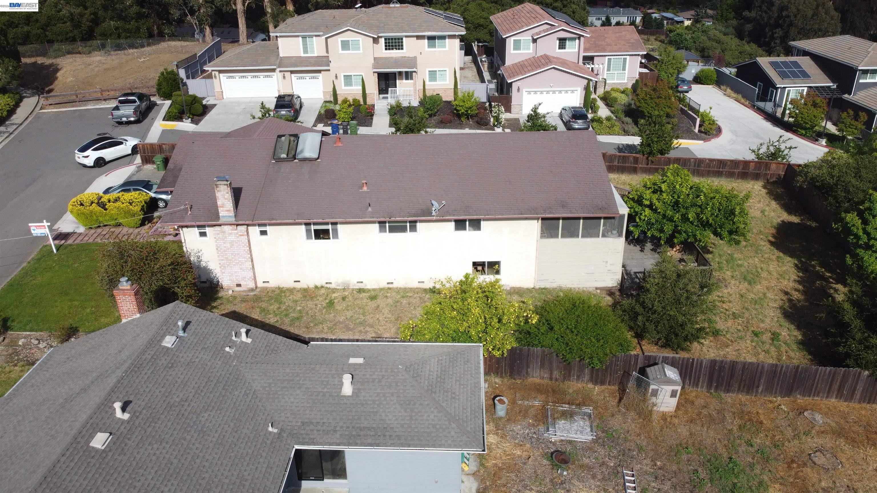 4591 Edwards Lane Castro Valley, CA 94546 - Photo 38 of 44 an aerial view of a house
