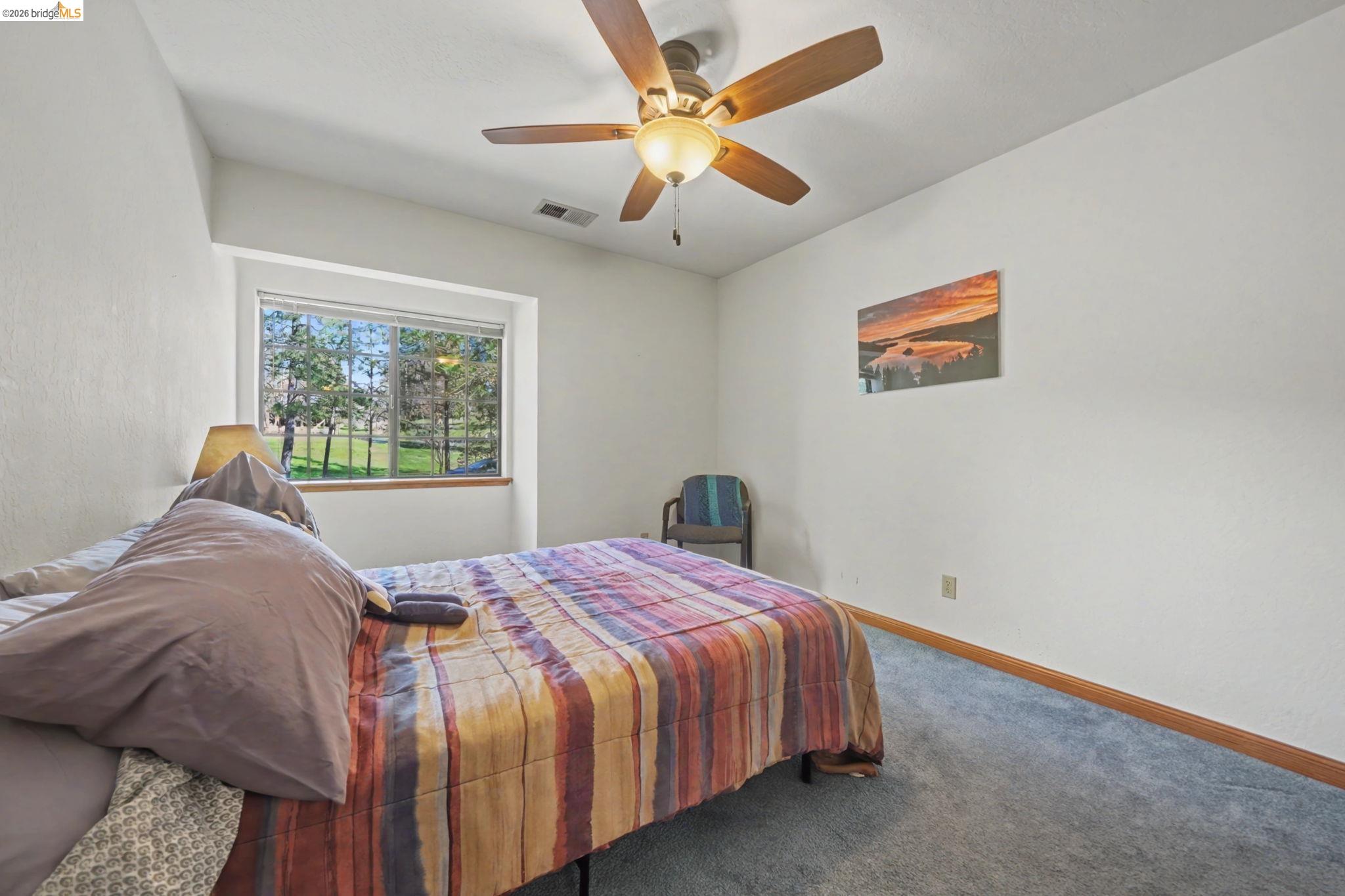 1554 Vine Maple Drive Murphys, CA 95247 - Photo 36 of 54 a bed sitting in a bedroom next to a window