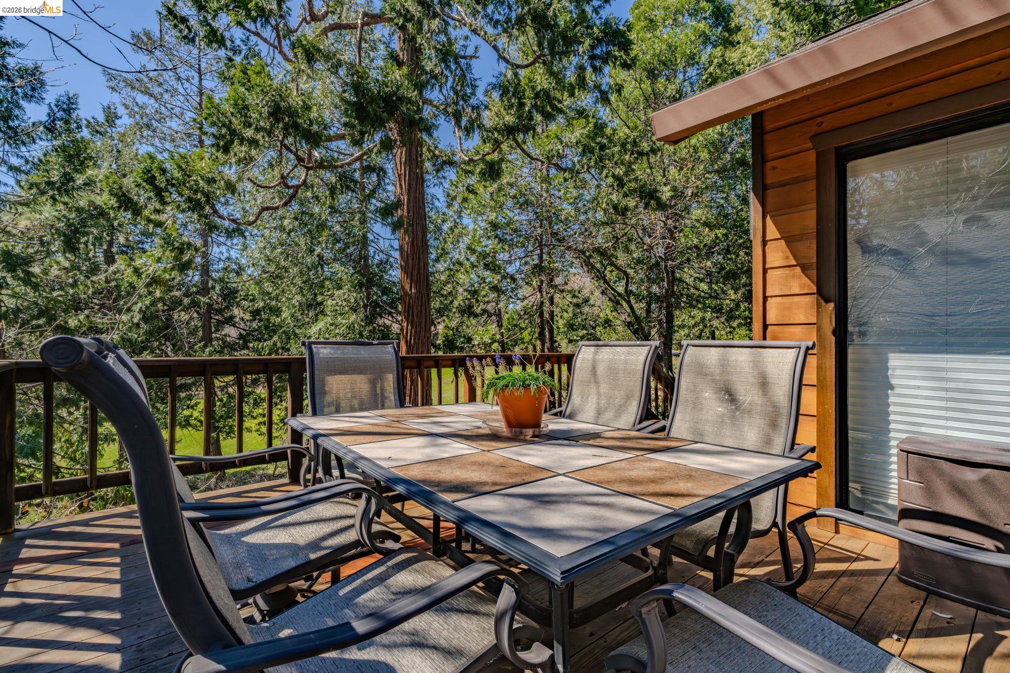 1554 Vine Maple Drive Murphys, CA 95247 - Photo 5 of 54 a view of a patio with wooden floor