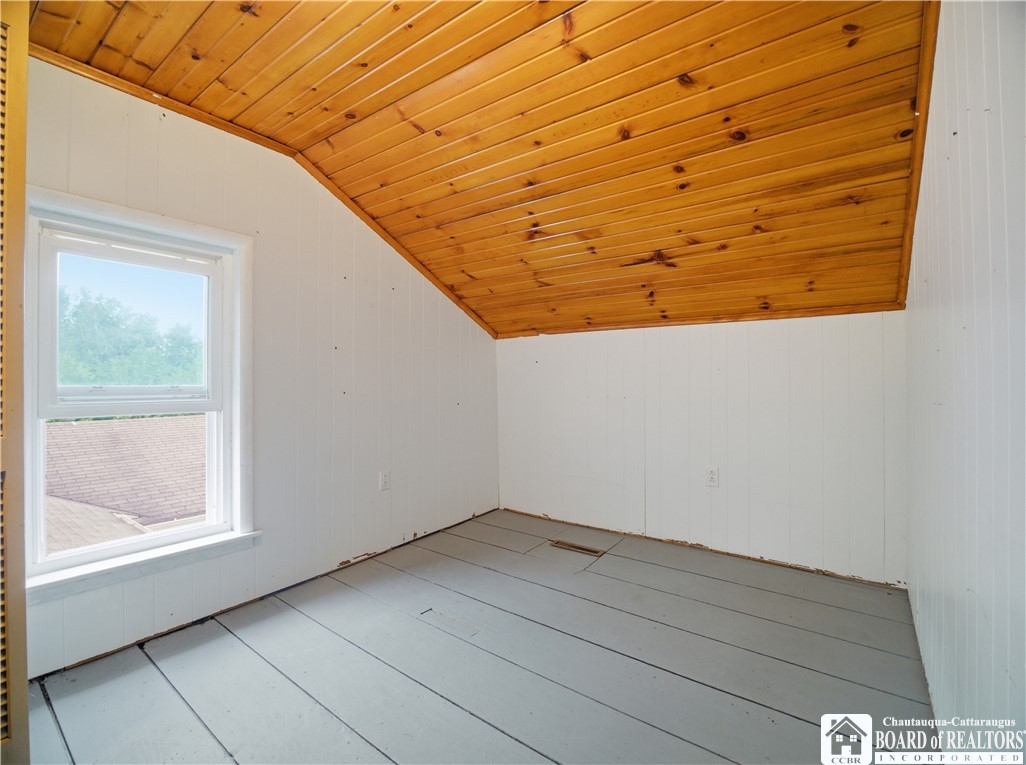 9741 East Lake Road Ripley, NY 14775 - Photo 33 of 45 The smallest bedroom of the home is located on this side of the upstairs.