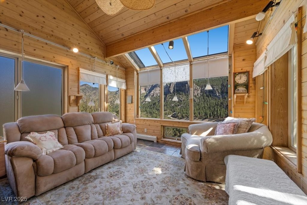 310 Kris Kringle Road Mount Charleston, NV 89124 - Photo 22 of 76 A sunroom w/breathtaking views.