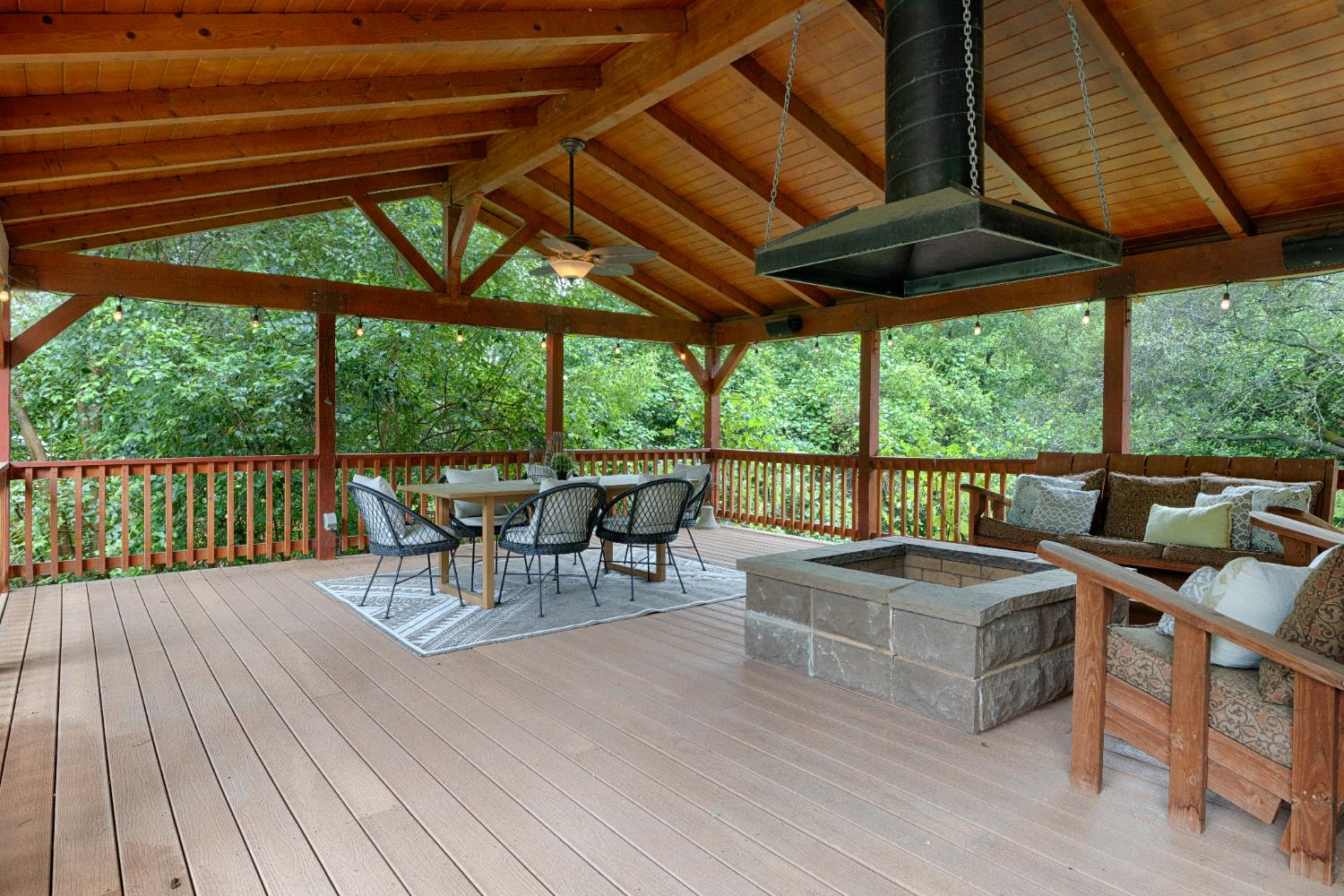 7396 Callison Road Penryn, CA 95663 - Photo 64 of 99 Pool Deck area with fire pit