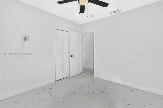 a view of an empty room