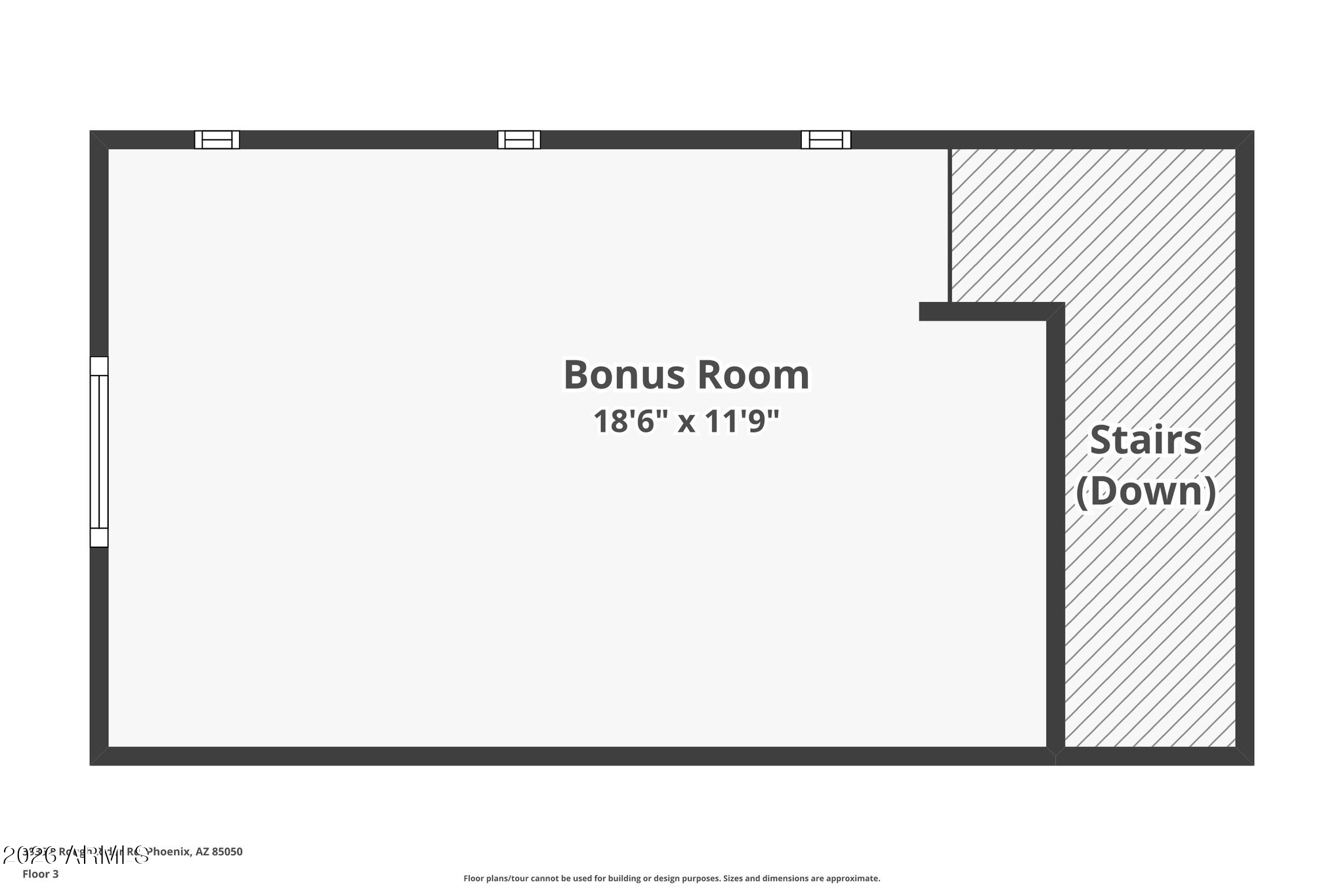 3935 East Rough Rider Road, Unit 1145 Phoenix, AZ 85050 - Photo 32 of 32 a black and white photo of a floor