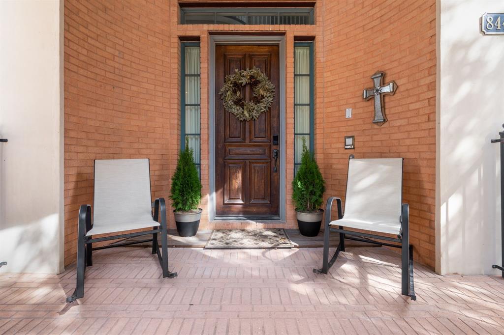 8444 Library Street Frisco, TX 75034 - Photo 4 of 36 a view of a bench in a patio