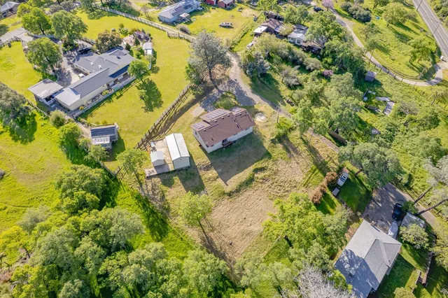 a view of an outdoor space and a mountain view