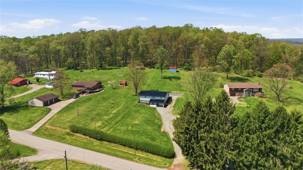 213 Fallen Timber Road Avella, PA 15312 - Photo 40 of 44 The ariel view beautifully captures the home and its picturesque country setting.