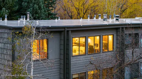 a view of a house with a yard and potted plants