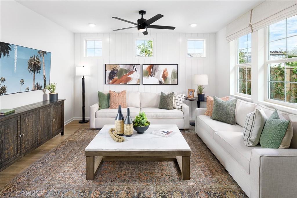 4061 Summer Way Corona, CA 92883 - Photo 8 of 18 a living room with furniture and wooden floor
