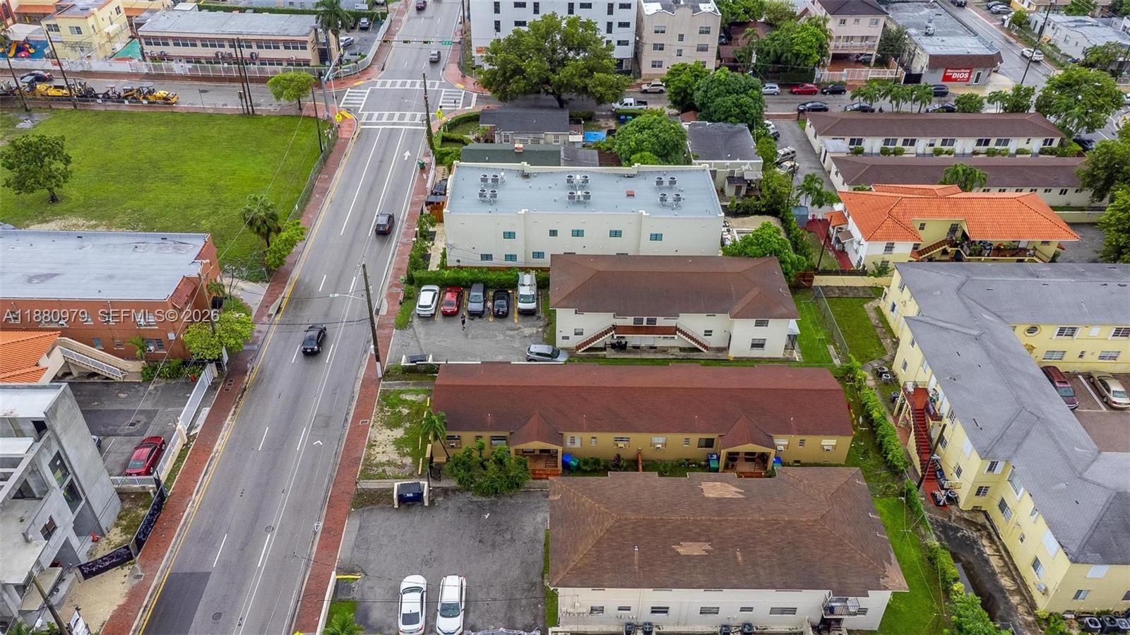1345 Southwest 7th Street Miami, FL 33135 - Photo 32 of 37 an aerial view of a house with a garden