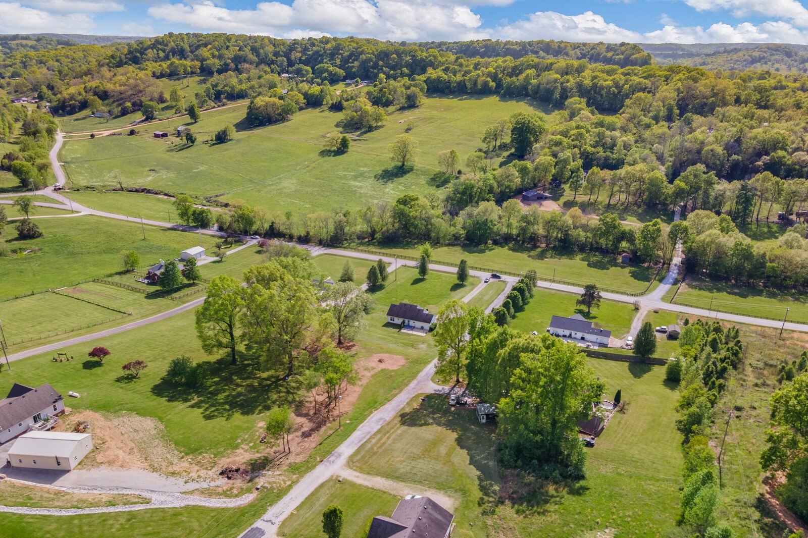 3850 Taylors Store Road Hampshire, TN 38461 - Photo 33 of 57 an aerial view of residential houses with outdoor space