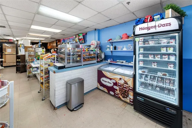 a room with gym equipment