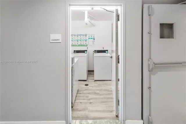 a view of a balcony with city