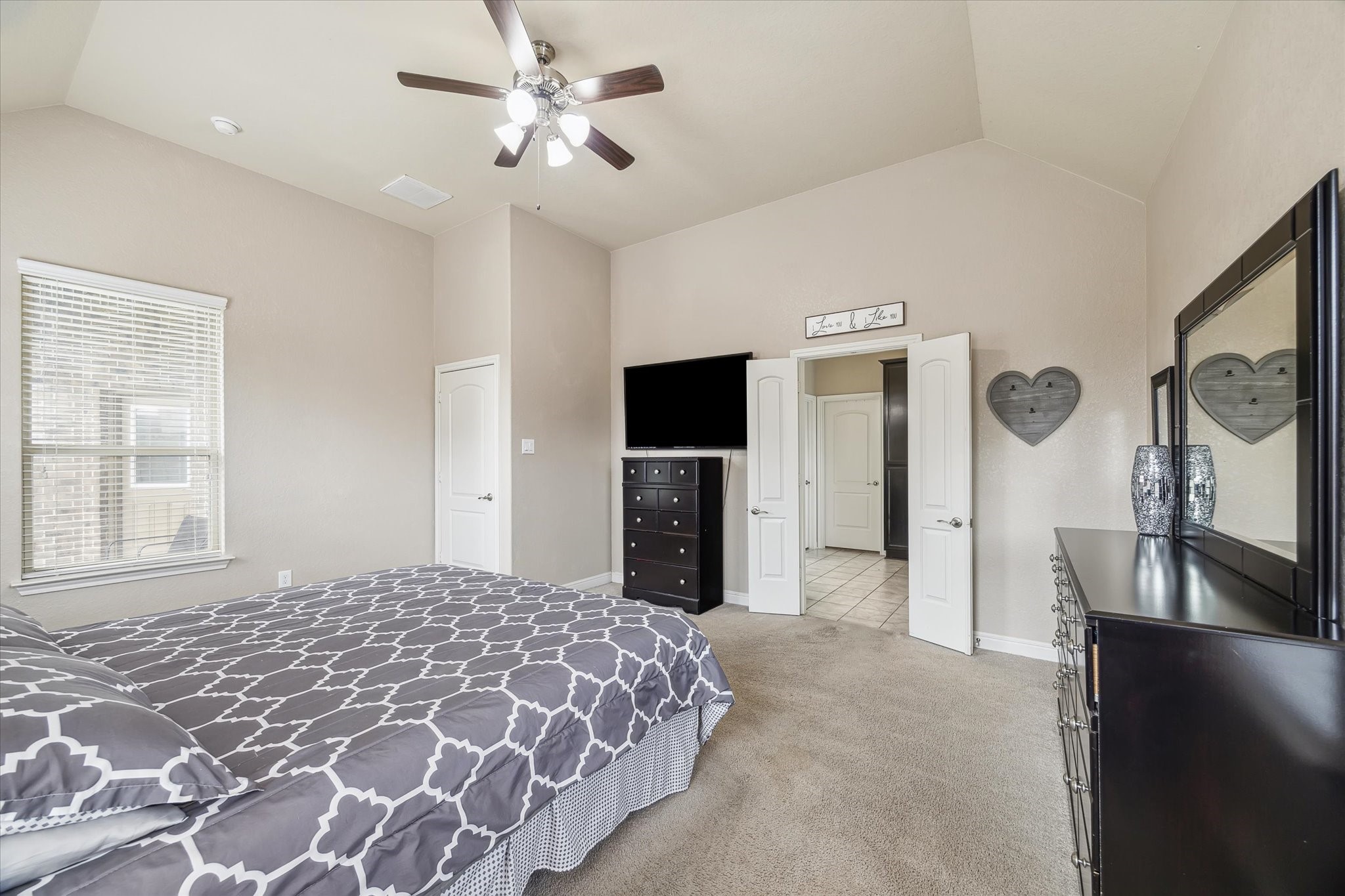 4914 Mountain Maple Trail Rosenberg, TX 77471 - Photo 16 of 24 Another view of the primary bedroom with the primary bathroom.
