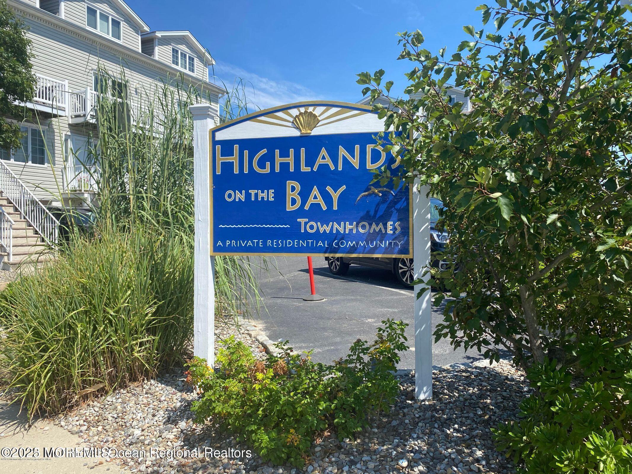 12 Beach Boulevard, Unit 9 Highlands, NJ 07732 - Photo 4 of 39 Highlands On The Bay Entrance Sign