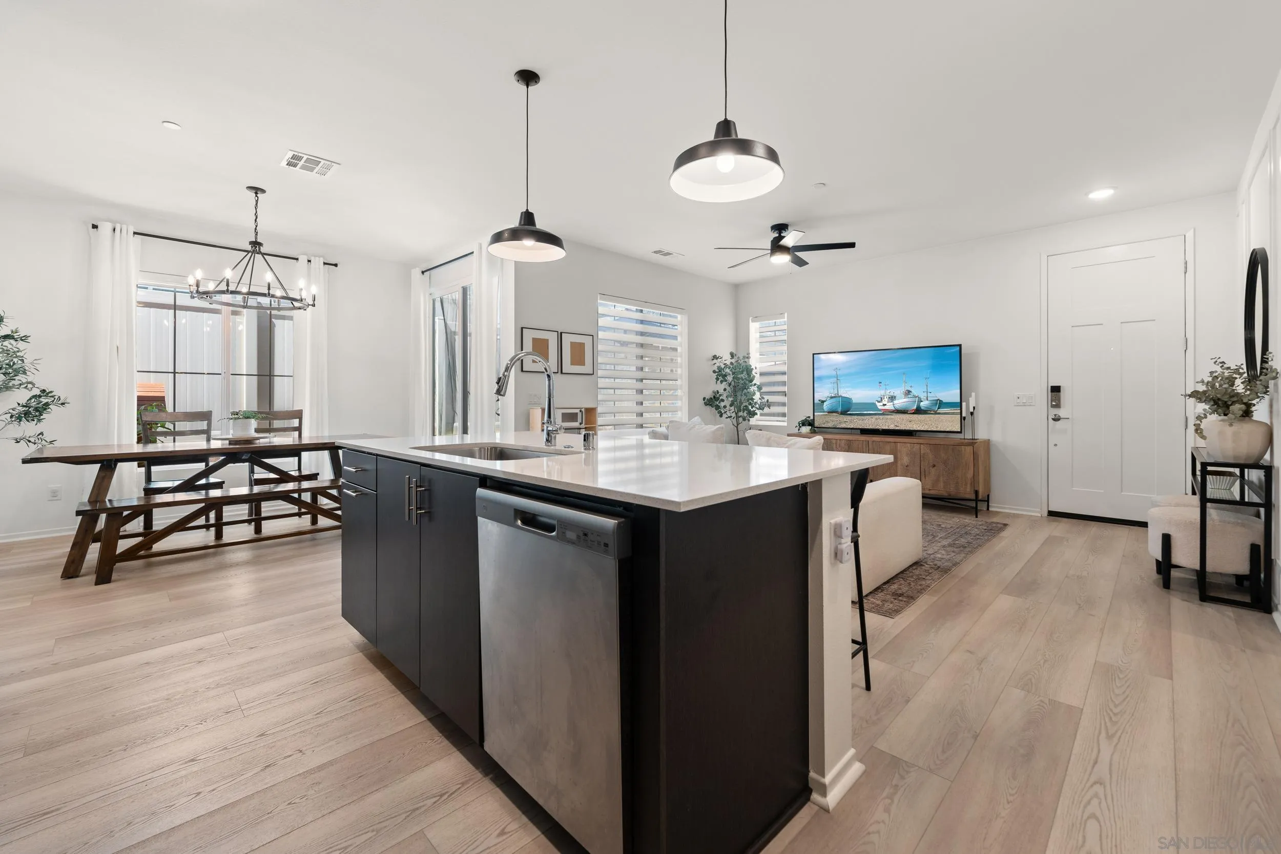 232 Perennial Place Fallbrook, CA 92028 - Photo 13 of 49 a kitchen with counter top space and a sink