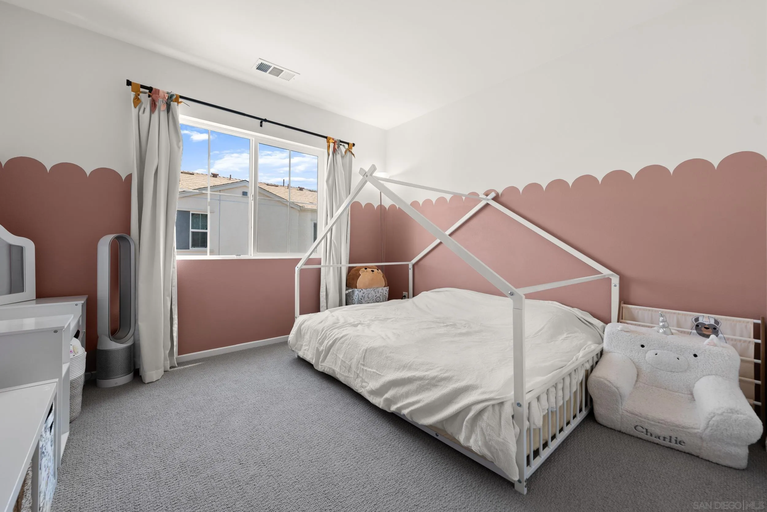 232 Perennial Place Fallbrook, CA 92028 - Photo 23 of 49 a bedroom with a bed and wooden floor