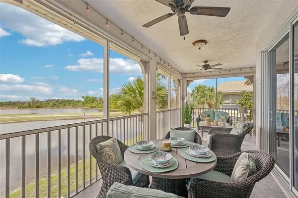 a front view of building with yard