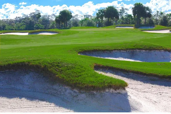 a view of a lake with houses
