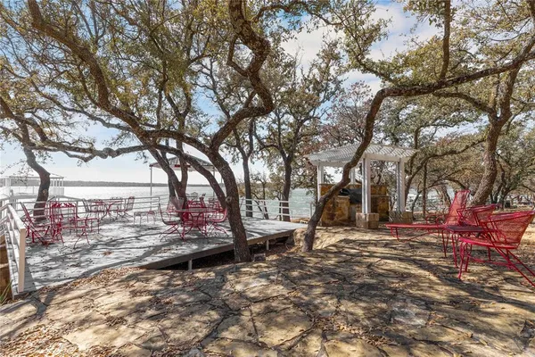 a view of outdoor space with seating area